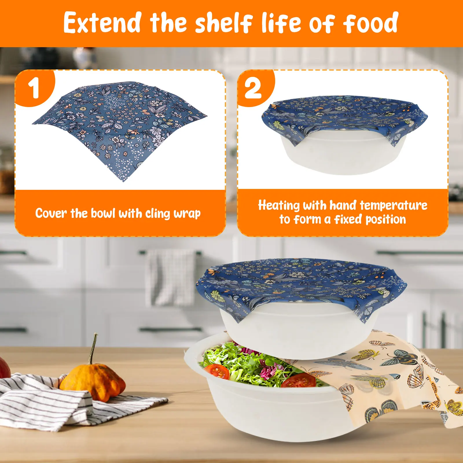 Set di 11 Involucri per Alimen - Beeswax Food Cover recensione e prezzo
