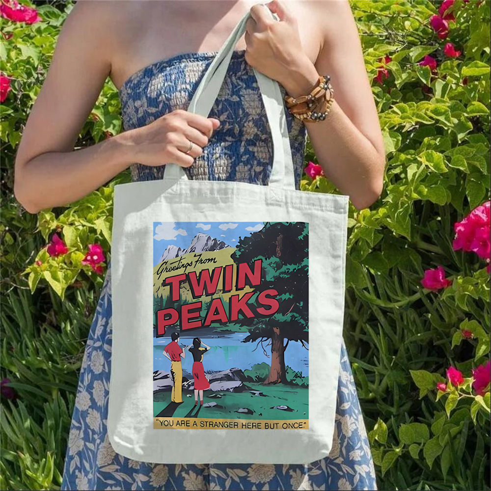 Borse tote in tela Twin Peaks  - Sustainable Living Zero Waste recensione e prezzo