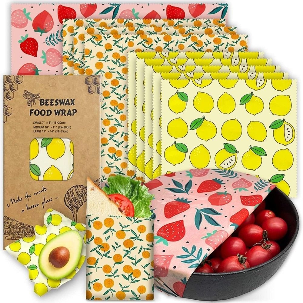 9 pezzi di pellicola alimentar - Beeswax Food Cover recensione e prezzo